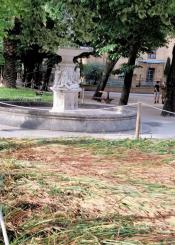 Lamentable estado de los jardines del Paseo de Francia