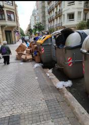 Contenedores en la ciudad