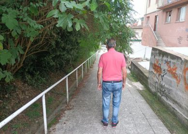 Ramas impiden el paso