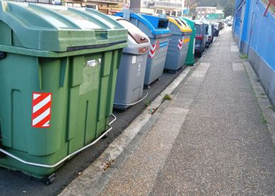 Baldosas resbaladizas en Añorga Txiki
