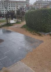 Los jardines de Ondarreta dan pena