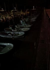 Puerto deportivo de Zumaia sin luz
