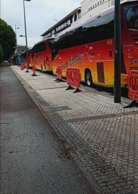 Autobuses de turistas invaden aparcamientos