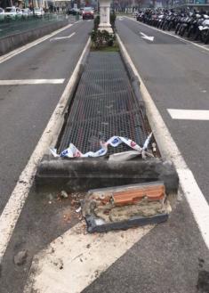 Peligro en la Avenida de la Libertad/ Calle Urbieta