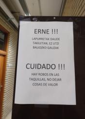 Inseguridad en la Facultad de Química