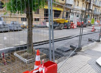 Eliminación de árboles en la calle San Bartolomé