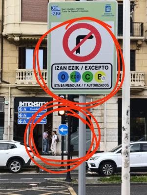 Tráfico en Donostia-San Sebastián
