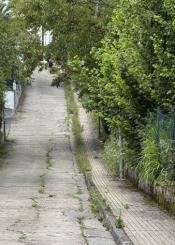 Acera intransitable