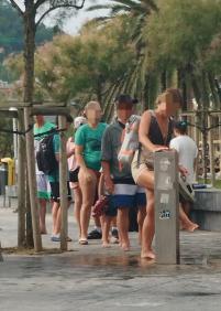 Lavapiés en el paseo de La Concha.