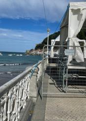 Barandilla maltratada