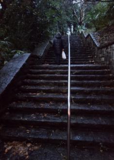 Zona peligrosa sin iluminación 