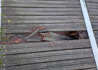 Agujeros y sin nada de luz