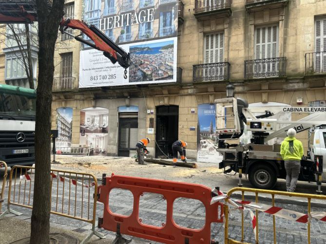 Obras en Donostia-San Sebastián