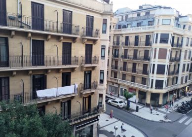 Sabanas en los balcón 