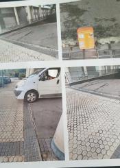 Escalón trampa de coches