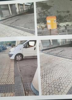 Escalón trampa de coches