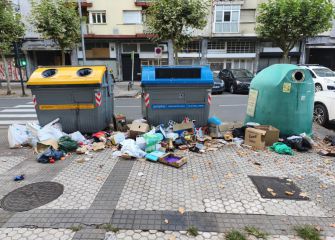 Basura y ratas en Amara.