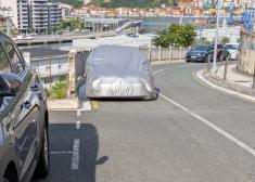Aparcar en linea amarilla en Oleta