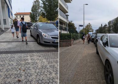 Colapso en los alrededores del Colegio Aleman en Aiete